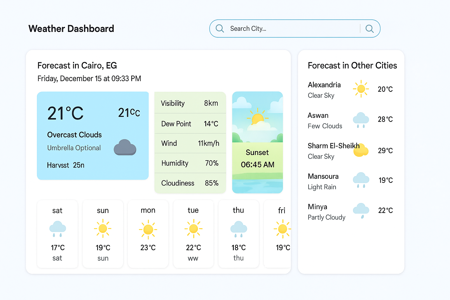 Smart Weather Dashboard